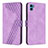 Coque Portefeuille Livre Cuir Etui Clapet H05X pour Motorola Moto E32 India Violet