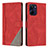 Coque Portefeuille Livre Cuir Etui Clapet H05X pour Realme 10 4G Rouge