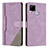 Coque Portefeuille Livre Cuir Etui Clapet H05X pour Realme 7i RMX2193 Violet