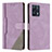 Coque Portefeuille Livre Cuir Etui Clapet H05X pour Realme 9 4G Violet