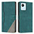 Coque Portefeuille Livre Cuir Etui Clapet H05X pour Realme C30s Vert