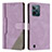 Coque Portefeuille Livre Cuir Etui Clapet H05X pour Realme C31 Violet