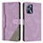 Coque Portefeuille Livre Cuir Etui Clapet H05X pour Realme C35 Violet