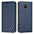 Coque Portefeuille Livre Cuir Etui Clapet H05X pour Xiaomi Redmi Note 9 Pro Bleu