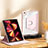 Coque Portefeuille Livre Cuir Etui Clapet H06 pour Apple iPad Air 4 10.9 (2020) Or Rose