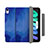 Coque Portefeuille Livre Cuir Etui Clapet H06 pour Apple iPad Mini 6 Bleu Royal