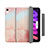 Coque Portefeuille Livre Cuir Etui Clapet H06 pour Apple iPad Mini 6 Rose