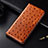 Coque Portefeuille Livre Cuir Etui Clapet H06 pour Apple iPhone 13 Mini Orange