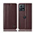 Coque Portefeuille Livre Cuir Etui Clapet H06P pour Motorola Moto Edge 30 Fusion 5G Marron