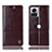 Coque Portefeuille Livre Cuir Etui Clapet H06P pour Motorola Moto Edge 30 Ultra 5G Marron