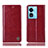 Coque Portefeuille Livre Cuir Etui Clapet H06P pour Oppo A18 Rouge