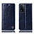 Coque Portefeuille Livre Cuir Etui Clapet H06P pour Oppo A93s 5G Bleu