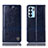 Coque Portefeuille Livre Cuir Etui Clapet H06P pour Oppo Reno6 5G Bleu