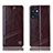 Coque Portefeuille Livre Cuir Etui Clapet H06P pour Oppo Reno7 SE 5G Marron