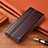 Coque Portefeuille Livre Cuir Etui Clapet H06P pour Realme 10T 5G Marron