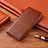 Coque Portefeuille Livre Cuir Etui Clapet H06P pour Samsung Galaxy Note 10 5G Brun Clair