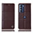 Coque Portefeuille Livre Cuir Etui Clapet H07P pour Motorola Moto Edge S30 5G Marron