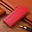 Coque Portefeuille Livre Cuir Etui Clapet H07P pour Motorola Moto G14 Rouge