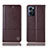 Coque Portefeuille Livre Cuir Etui Clapet H07P pour OnePlus Nord CE 2 5G Marron