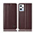 Coque Portefeuille Livre Cuir Etui Clapet H07P pour OnePlus Nord CE 2 Lite 5G Marron