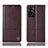 Coque Portefeuille Livre Cuir Etui Clapet H07P pour Oppo A36 Marron