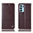 Coque Portefeuille Livre Cuir Etui Clapet H07P pour Oppo Reno6 5G Marron