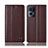 Coque Portefeuille Livre Cuir Etui Clapet H07P pour Oppo Reno7 Pro 5G Marron