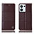 Coque Portefeuille Livre Cuir Etui Clapet H07P pour Oppo Reno8 5G Marron