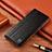 Coque Portefeuille Livre Cuir Etui Clapet H07P pour Samsung Galaxy A12 Nacho Noir