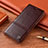 Coque Portefeuille Livre Cuir Etui Clapet H07P pour Samsung Galaxy S21 5G Marron