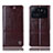 Coque Portefeuille Livre Cuir Etui Clapet H07P pour Xiaomi Mi 11 Ultra 5G Marron