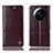 Coque Portefeuille Livre Cuir Etui Clapet H07P pour Xiaomi Mi 12S Ultra 5G Marron