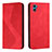 Coque Portefeuille Livre Cuir Etui Clapet H07X pour Motorola Moto E22S Rouge