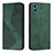 Coque Portefeuille Livre Cuir Etui Clapet H07X pour Motorola Moto E22S Vert