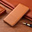 Coque Portefeuille Livre Cuir Etui Clapet H08 pour Apple iPhone 13 Mini Orange