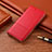 Coque Portefeuille Livre Cuir Etui Clapet H08 pour Apple iPhone 13 Rouge