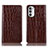 Coque Portefeuille Livre Cuir Etui Clapet H08P pour Motorola Moto Edge (2022) 5G Marron