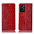 Coque Portefeuille Livre Cuir Etui Clapet H08P pour Oppo A76 Rouge
