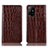 Coque Portefeuille Livre Cuir Etui Clapet H08P pour Oppo A95 5G Marron