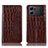 Coque Portefeuille Livre Cuir Etui Clapet H08P pour Oppo K10 5G Marron