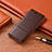 Coque Portefeuille Livre Cuir Etui Clapet H09 pour Apple iPhone 13 Mini Marron