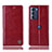 Coque Portefeuille Livre Cuir Etui Clapet H09P pour Motorola Moto Edge S30 5G Rouge