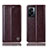 Coque Portefeuille Livre Cuir Etui Clapet H09P pour OnePlus Nord N300 5G Marron