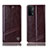 Coque Portefeuille Livre Cuir Etui Clapet H09P pour Oppo A74 5G Marron