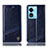 Coque Portefeuille Livre Cuir Etui Clapet H09P pour Oppo A78 5G Bleu