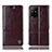 Coque Portefeuille Livre Cuir Etui Clapet H09P pour Oppo F19 Pro+ Plus 5G Marron