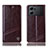 Coque Portefeuille Livre Cuir Etui Clapet H09P pour Oppo K10 5G Marron