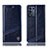 Coque Portefeuille Livre Cuir Etui Clapet H09P pour Oppo K9S 5G Bleu