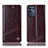 Coque Portefeuille Livre Cuir Etui Clapet H09P pour Oppo K9S 5G Marron