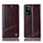 Coque Portefeuille Livre Cuir Etui Clapet H09P pour Oppo K9X 5G Marron